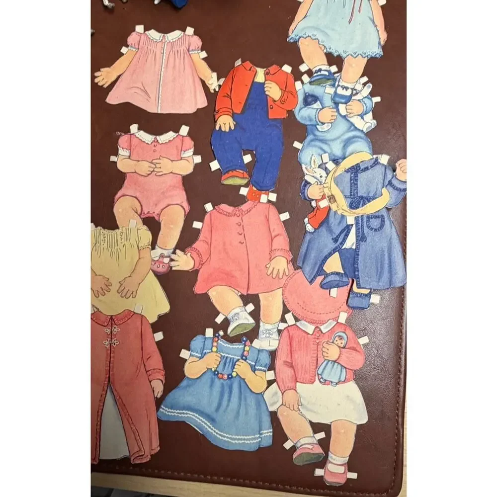 Vintage 1945 Sally Paper Doll Set w/ Original Clothes Uncut Tabs Excellent